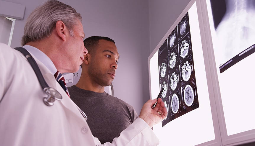 Medical review after a brain injury accident in Houston