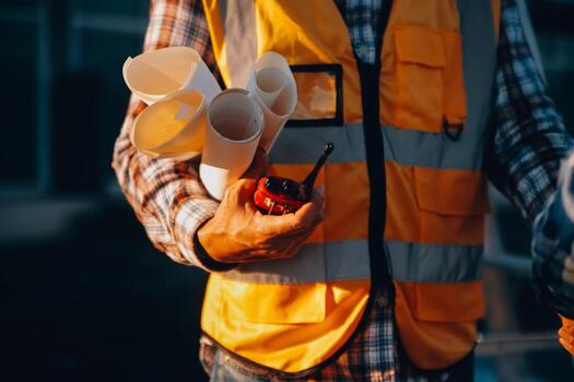 Construction site safety review after an accident
