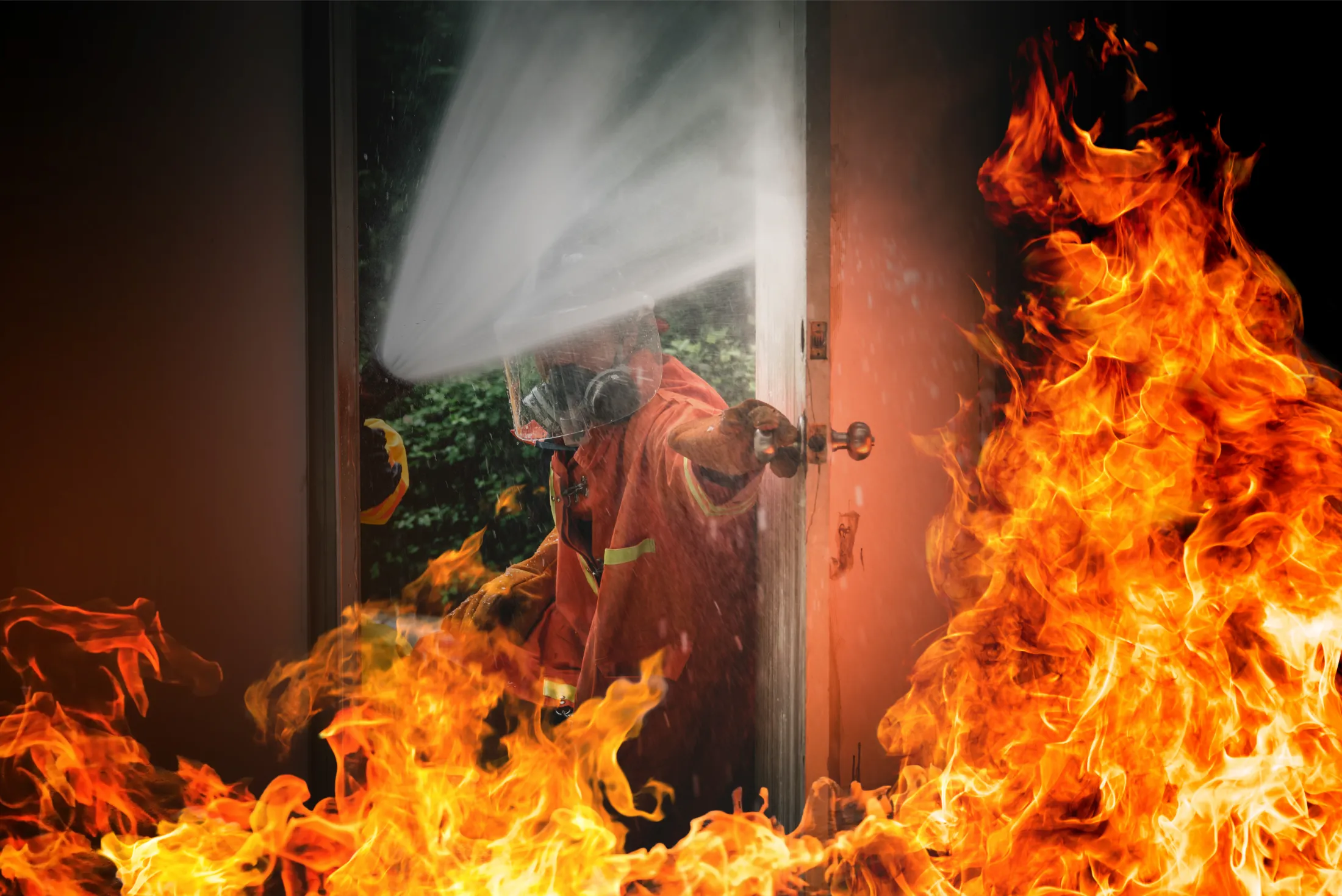 Medical and safety illustration for burn injury legal help in Humble, Texas